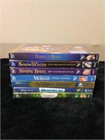7 Disney DVDs