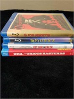 4 Blu-ray DVDs