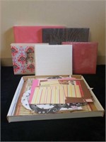 5 new scrapbooks and large lot of scrap book