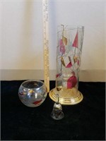 PartyLite glass candle holders