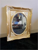 Framed mirror. Measures 19 in x 15 in