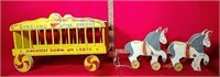 Vintage Wooden Dingling Bros Circus Wagon