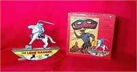Schilling Lone Ranger Tin Wind Up Toy 
In