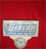 Vintage Gibson Advertising Sign/clock
Great