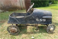 Vintage Pressed Steel Racer Pedal Car
All