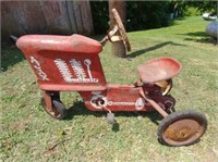 1950s Ajax Chain Driven Pedal Tractor 
Original