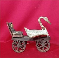 Very Early Cast Iron Animated Toy 
Great