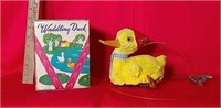 1950s Rock Valley Waddling Duck Toy 
With