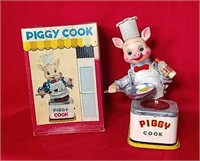Yonezawa 1950s Battery Operated Piggy Cook Toy