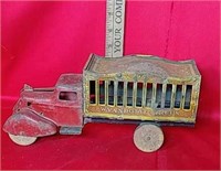 Early Wyandotte Pressed Steel Circus Truck 
All