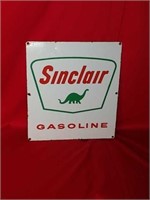 Porcelain Sinclair Gasoline Pump Plate 
Great