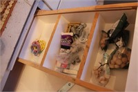 Contents of cabinet on north wall in shop
