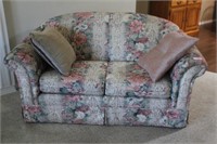 Upholstered love seat