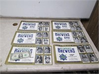 Lot of 6 Milwaukee Brewers 25th Anniversary