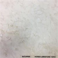116 Sqft Of 12x12 Limestone Tile, Retail:$219.24