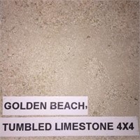 350 Sqft Of 4x4 Limestone Tile, Retail:$661.50