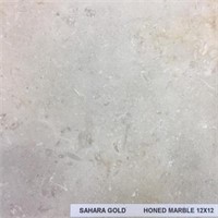 248 Sqft Of 12x12 Marble Tile, Retail:$468.72