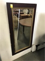 Antique beveled mirror