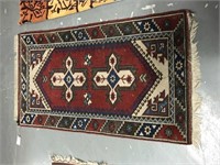Persian style throw rug