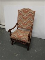 Vintage upholstered arm chair