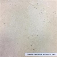 267 Sqft Of 16x16 Limestone Tile, Retail:$504.63