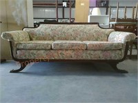 Vintage Mahogany Sofa
