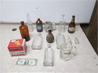 Lot of Collector Bottles & More - Watkins, A&W