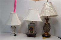 3 Beautiful Lamps