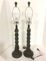 2 Ashley furniture lamps with shades