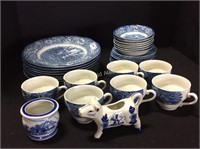 Liberty Blue Plate Set