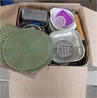 Huge box of kitchen items
