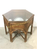 Octagon end table