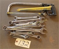 Hack Saw and Wrenches