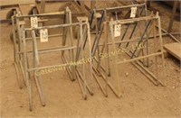 Set of 2 Metal Scaffolding Stands