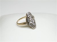 Solid 14K Gold & Diamond Ring