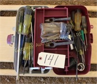 Assorted Screwdrivers and tools