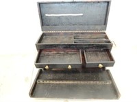 Old Handmade Solid Wood Toolchest