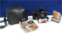 Polaroid Land Camera in Carry Bag