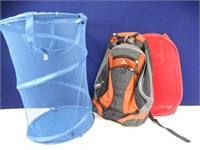 Jeep Backpack and (2) Mesh Hampers