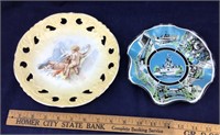 Walt Disney Productions Plate &  Angel Plate