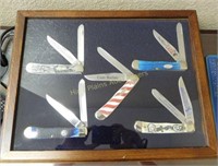 (5) Case Pocket Knives, Carpenters Build