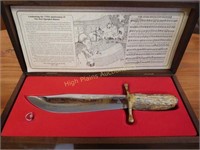 Case Star spangled Banner Bowie Knife