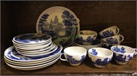26 piece china set by Nasco, Lakeview pattern,