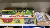 Cigar box with religious charms, uncle wiggly