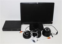 H.264 SECURITY NETWORK DVR & 19" HP MONITOR