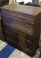 Mid century modern design 4 drawer dresser, by