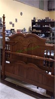 Queen size four poster bed, includes headboard,