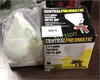 CENTRAL PNEUMATIC 1 1/2 GALLON TEXTURE SPRAY GUN