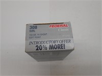 1 Full Box of Federal 24 Center Fire Rifle
