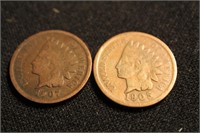 1905 & 1907 Indian head cents